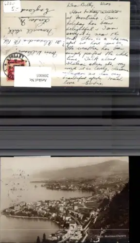208003,Foto Ak Montreux Clarens Genfersee Kt Waadt