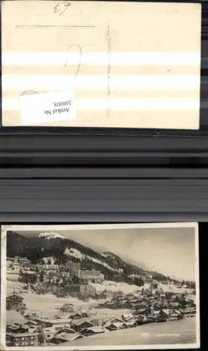 208008,Leysin en hiver Winteransicht Kt Waadt