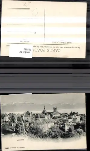 208055,Lausanne Teilansicht Kt Waadt