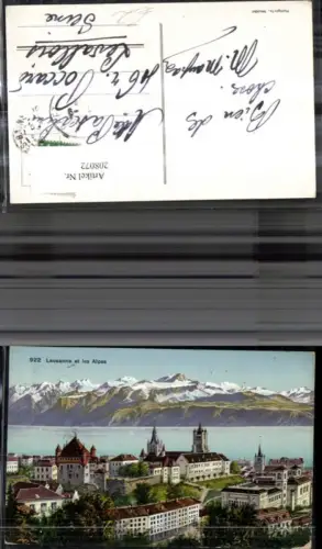 208072,Lausanne et les Alpes Kt Waadt