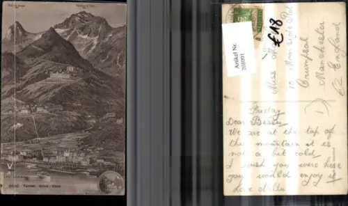 208091,Territet Glion Caux Rochers de Naye Lac Leman Genfersee Lagekarte Gipfelkarte Kt Waadt
