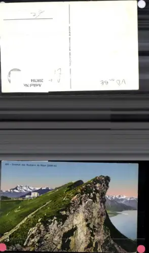 208784,Sommet des Rochers de Naye Bergstation oberhalb v. Montreux Kt Waadt