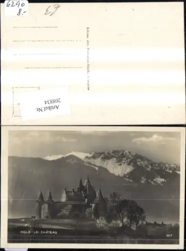 208834,Aigle Le Chateau Schloss Kt Waadt
