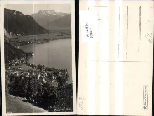208858,Foto Ak Territet et Dents du Midi Montreux Kt Waadt