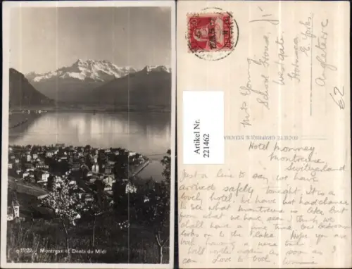221462,Montreux Totale et Dents du Midi Kt Waadt
