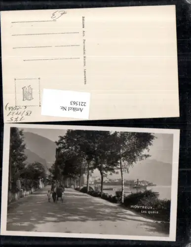 221563,Montreux Les quais Promenade Kt Waadt