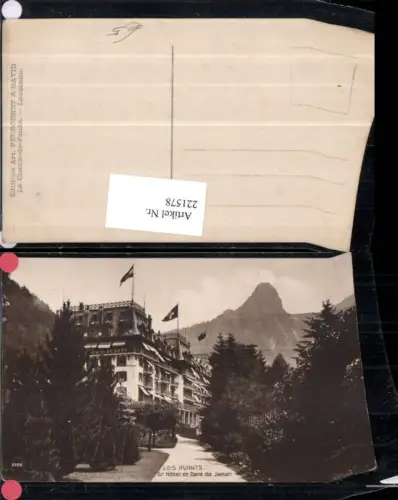221578,Les Avants Grand Hotel et Dent de Jaman Kt Waadt