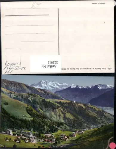 222012,Les Avants s. Montreux et les Dents du Midi Totale Kt Waadt