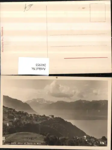 241953,Glion Totale et Dents du Midi Kt Waadt