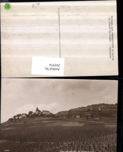 241974,Vue generale de Grandvaux Totale Kt Waadt