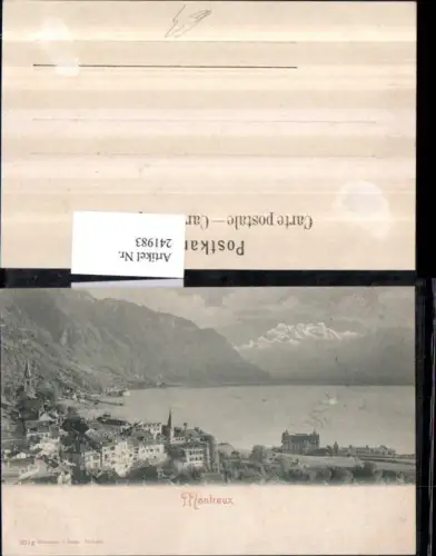 241983,Montreux Teilansicht Kt Waadt