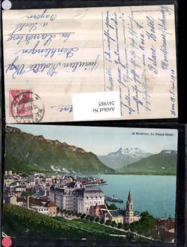 241985,Montreux Totale Le Palace Hotel Kt Waadt