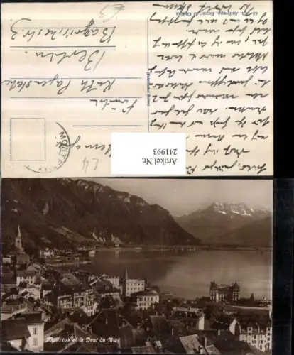 241993,Montreux Totale et la Dent du Midi Kt Waadt