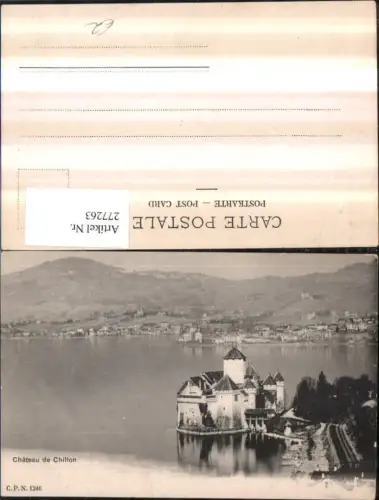 277263,Chateau de Chillon b. Montreux Kt Waadt