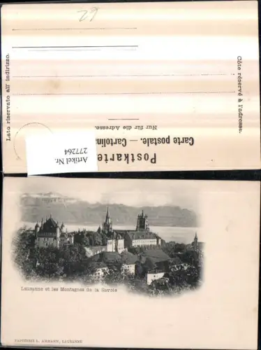 277264,Lausanne et les Montagnes de la Savoie Schloss Kt Waadt