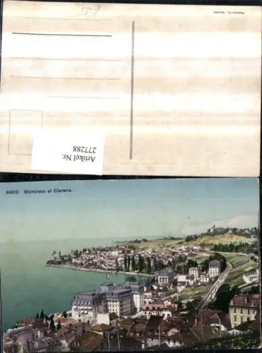 277288,Montreux et Clarens Totale Kt Waadt