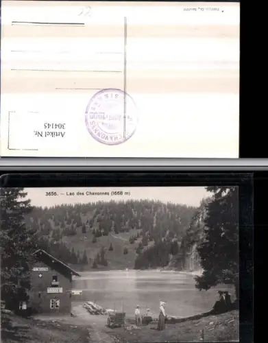 304145,Lac des Chavonnes See m. Pension b. Villars-sur-Ollon Kt Waadt