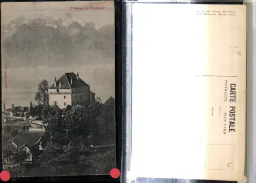 309796,Chateau du Chaterlard Schloss Bergkulisse Kt Waadt