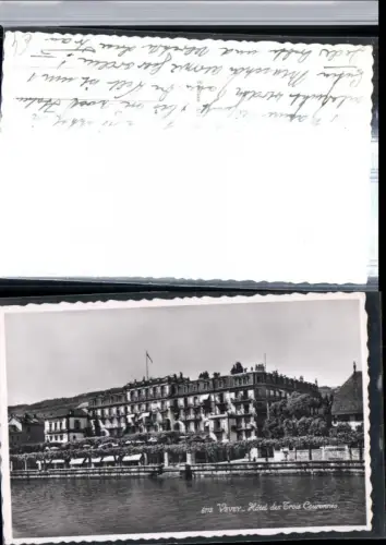 309811,Vevey Hotel des Trois Couronnes Kt Waadt