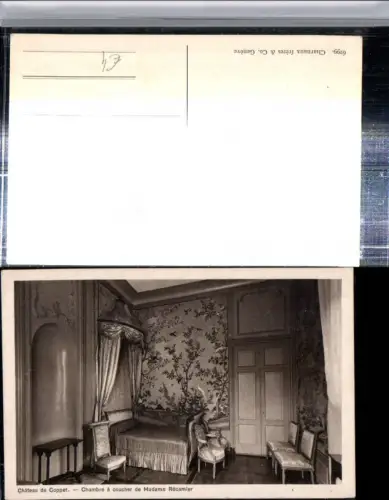 309835,Chateau de Coppet Chambre a coucher de Madame Recamier Kt Waadt