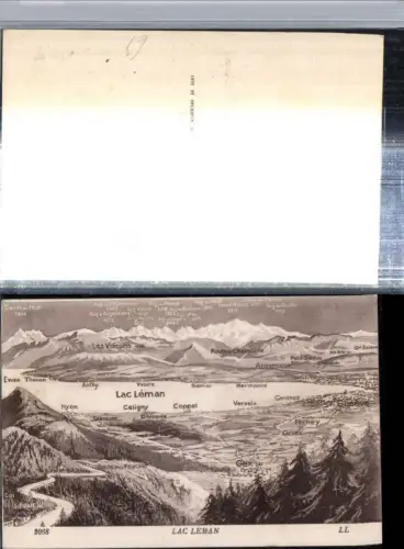 309841,Lac Leman Gex Nyon Coppet Geneve Bergkulisse Kt Waadt