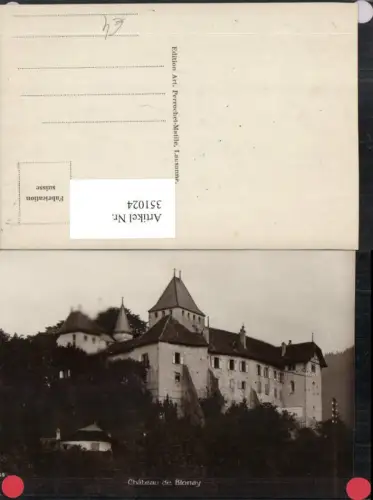 351024,Chateau de Blonay Schloss Kt Waadt