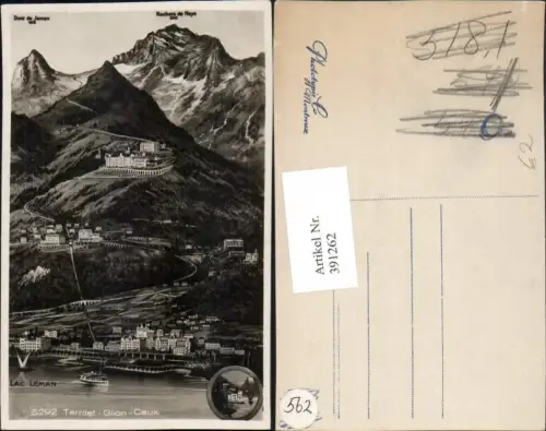 391262,Territet Glion Caux Totale Bergkulisse Kt Waadt