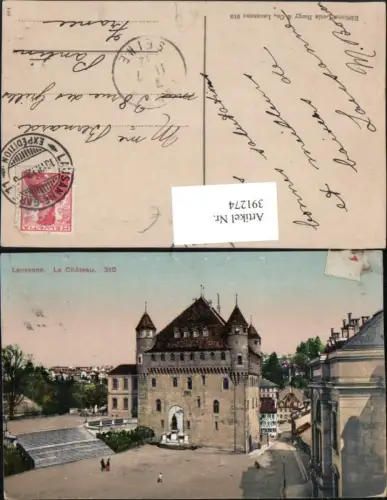 391274,Lausanne Le Chateau Schloss Kt Waadt