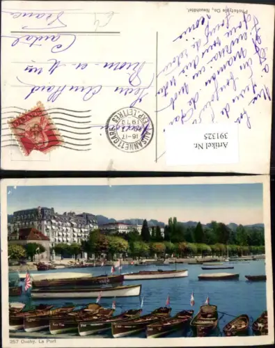 391325,Lausanne Ouchy Le Port Hafen Boote Kt Waadt