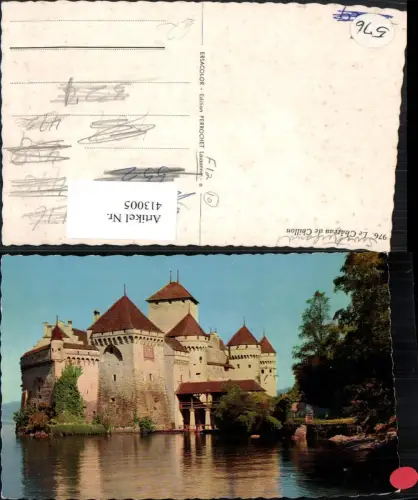 413005,Le Chateau de Chillon Schloss b. Veytaux Kt Waadt