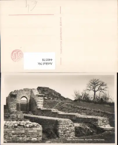 440578,Avenches Ruines romaines Ruine Kt Waadt