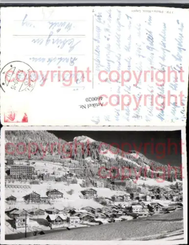 460020,Leysin Teilansicht Winterbild Kt Waadt