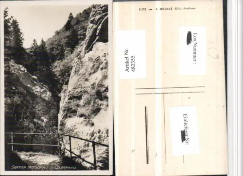 482355,Sentier des Gorges de Covatannaz Schlucht b. Sainte-Croix Kt Waadt