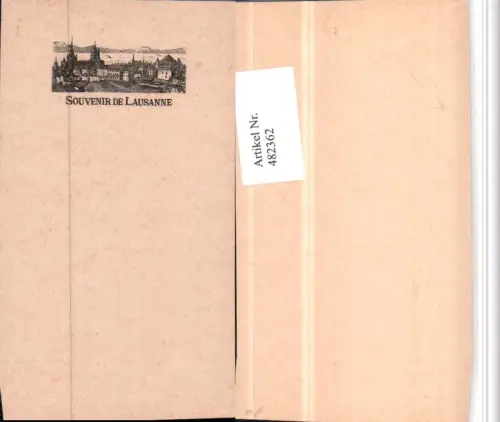 482362,Künstler AK Lausanne Teilansicht Kt Waadt