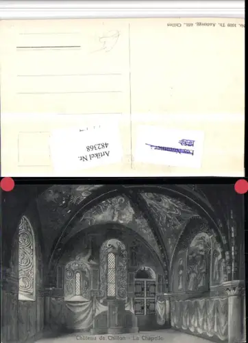 482368,Chateau de Chillon b. Veytaux Chapelle Kapelle Kt Waadt