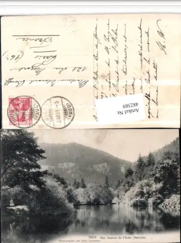 482389,Vallorbe Aux Sources de l'Orbe Teich Kt Waadt