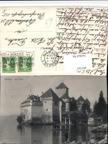 495765,Chillon Chateau Schloss b. Veytaux Port Kt Waadt
