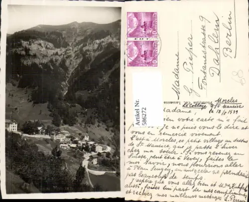 586272,Foto Ak Morcles Lavey-Morcles Ansicht Switzerland