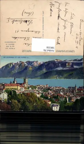 586330,Lausanne et les Alpes Switzerland
