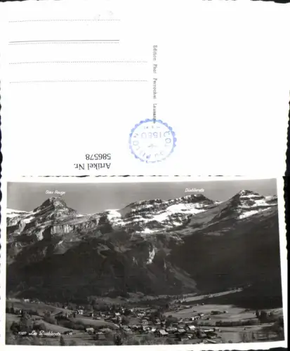 586578,Foto Ak Les Diablerets Ormont-Dessus Switzerland