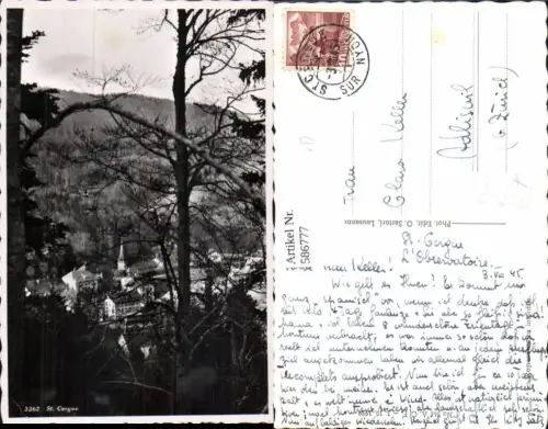 586777,Foto Ak St Cergue Saint-Cergue Ansicht Switzerland