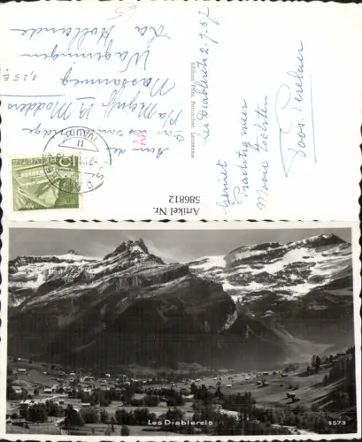 586812,Foto Ak les Diablerets Ormont-Dessus Switzerland