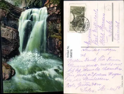 586878,Montreux Gorges du Chauderon Wasserfall Switzerland
