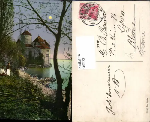 587133,Veytaux Chateau de Chillon Schloss Switzerland