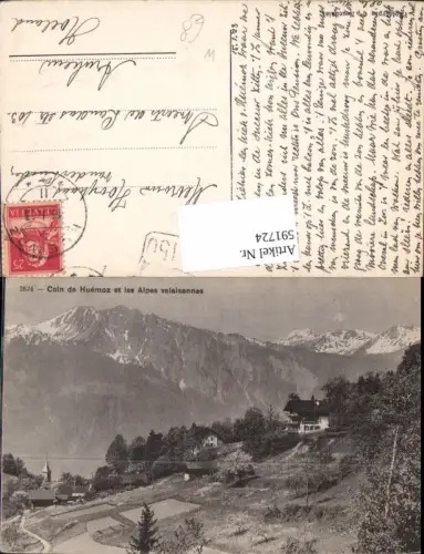 591724,Coin de Huemoz et les Alpes valaisannes Ollon Switzerland