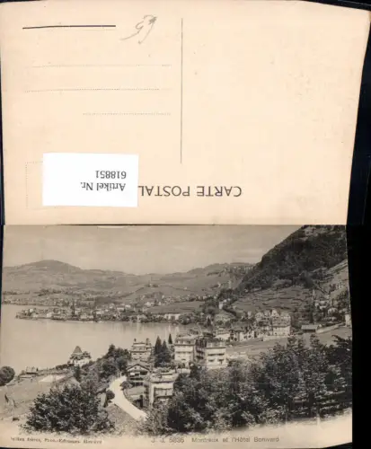 618851,Montreux et l Hotel Bonivard