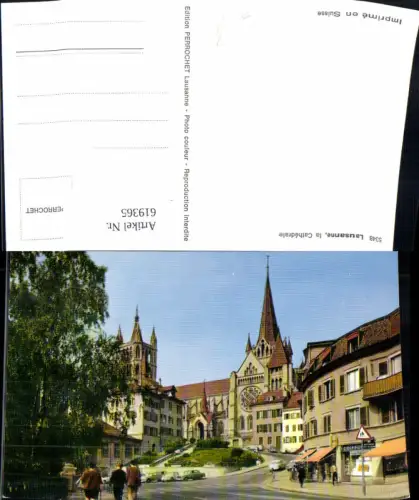 619365,Foto Ak Lausanne la Cathedrale Kathedrale