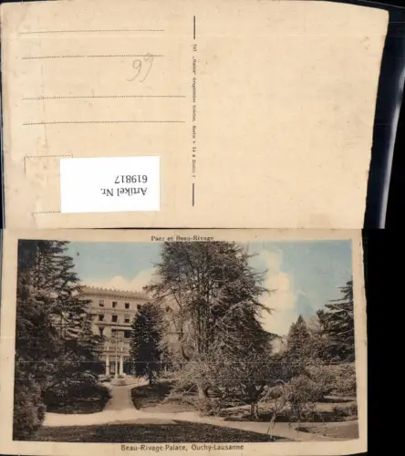 619817,Ouchy Lausanne Beau Rivage-Palace Parc et Beau Rivago