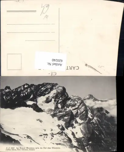 620240,Bex Le Grand Muveran pris du Col des Chamois