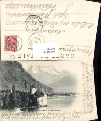 620242,Veytaux Chillon et la Dent du Midi